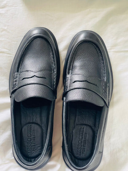 Penny Loafers — Cuir Grainé
