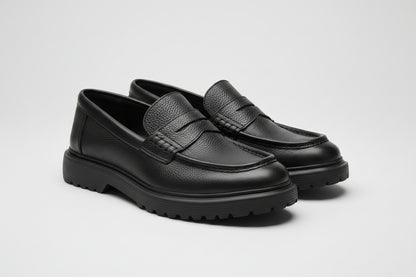 Penny Loafers — Cuir Grainé