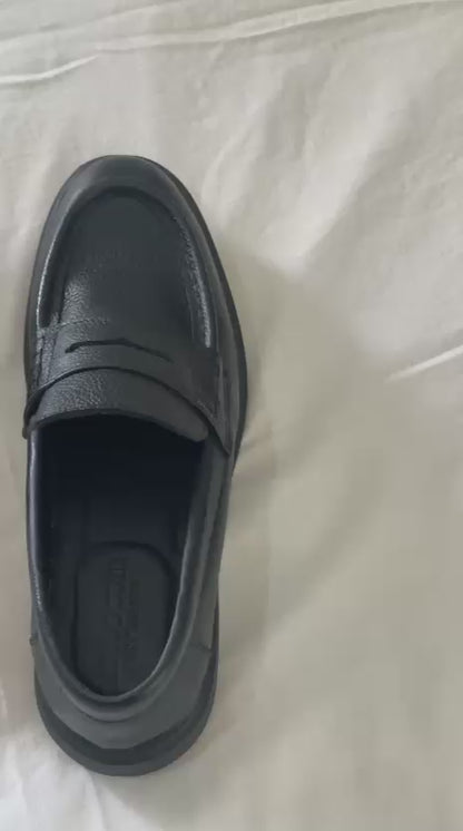 Penny Loafers — Cuir Grainé